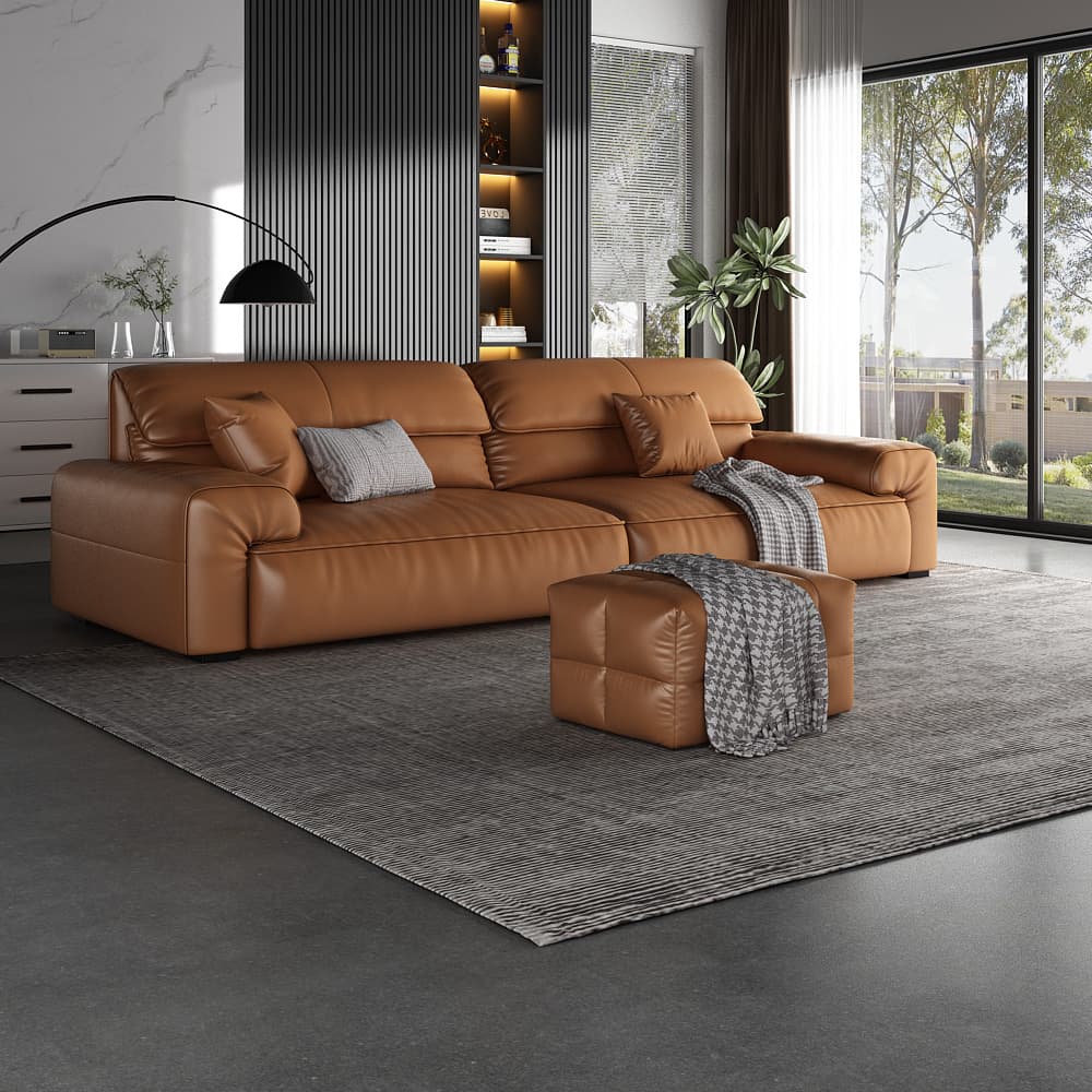 Eleganze İtalyan Deri Modern Koltuk