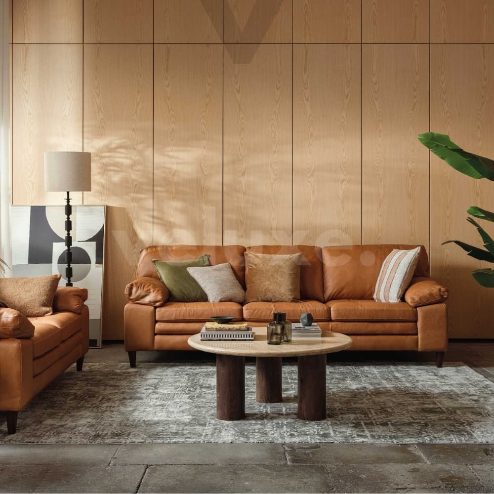Cozy İtalyan Deri Modern Koltuk