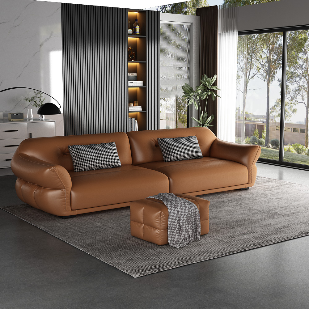 Flux İtalyan Deri Modern Koltuk
