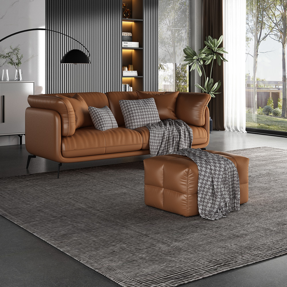 Luna İtalyan Deri Modern Koltuk