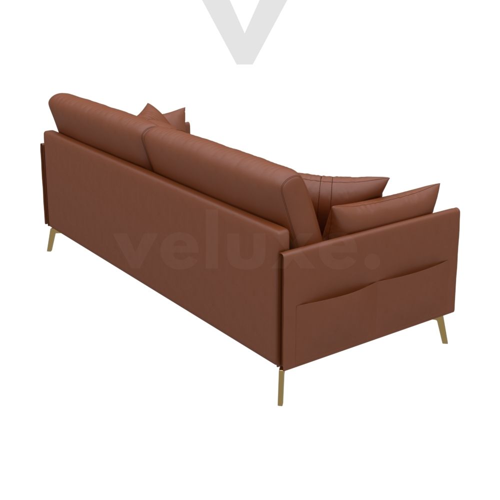 Sole İtalyan Deri Modern Koltuk - 4